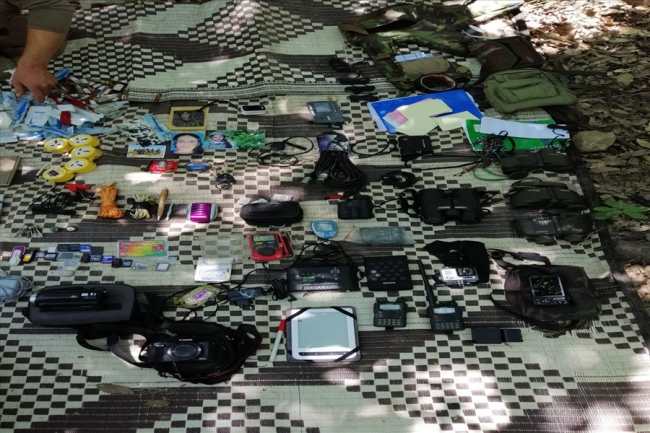 Pençe-2 Harekatı'nda tespit edilen silahlar imha edildi